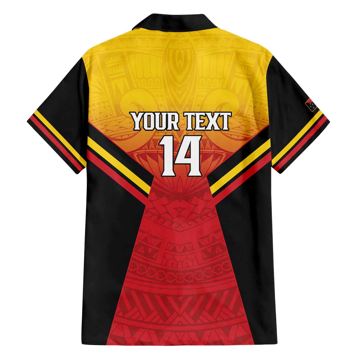 Papua New Guinea Rugby Custom Family Matching Off The Shoulder Long Sleeve Dress and Hawaiian Shirt Go PNG Hunters Polynesian Pattern LT14 - Polynesian Pride