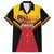Papua New Guinea Rugby Custom Family Matching Off Shoulder Maxi Dress and Hawaiian Shirt Go PNG Hunters Polynesian Pattern - Polynesian Pride