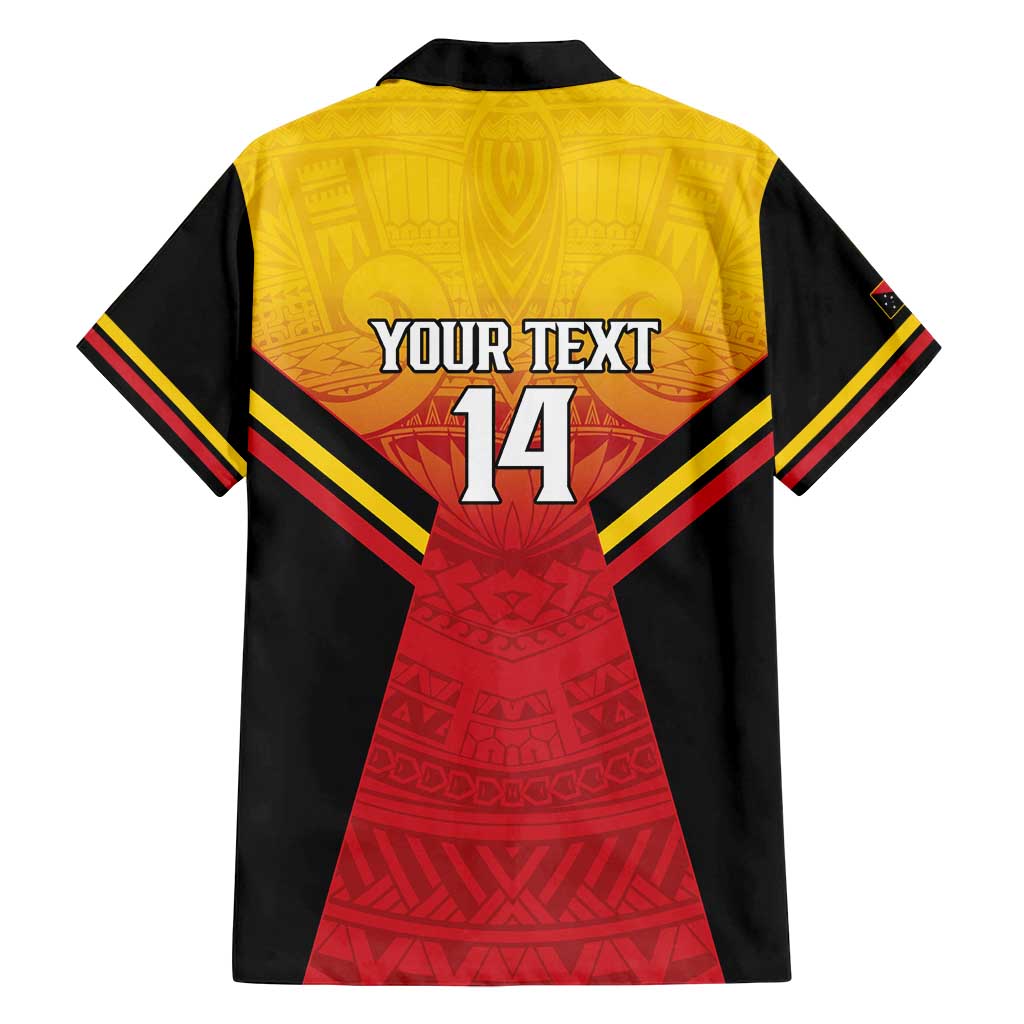 Papua New Guinea Rugby Custom Family Matching Summer Maxi Dress and Hawaiian Shirt Go PNG Hunters Polynesian Pattern LT14 - Polynesian Pride