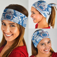 Toa Samoa Rugby Custom Neck Gaiter Uso aso uma Samoan Pattern White - Polynesian Pride