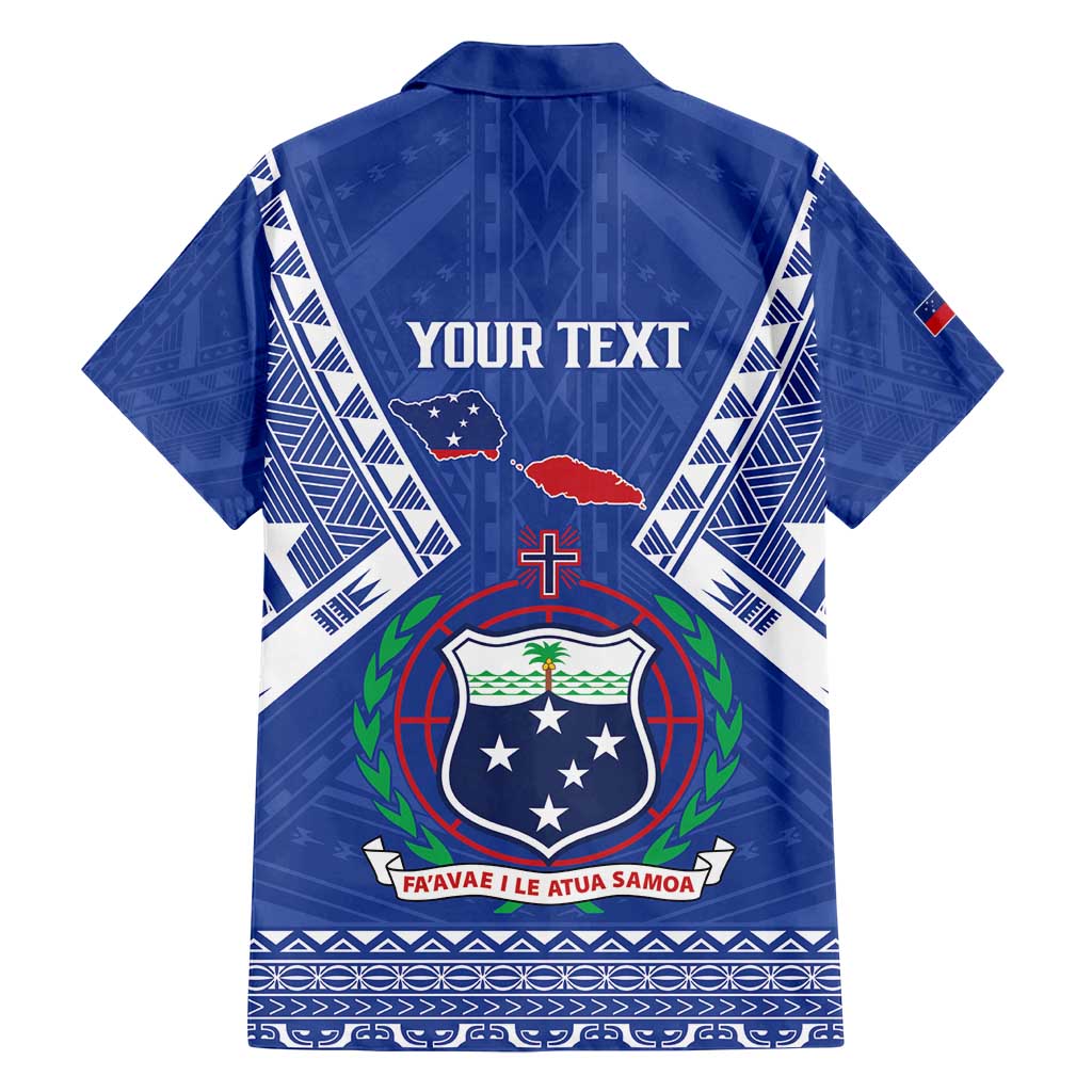 Personalised Samoa 685 Family Matching Long Sleeve Bodycon Dress and Hawaiian Shirt Samoan Pride Coat Of Arms LT14 - Polynesian Pride
