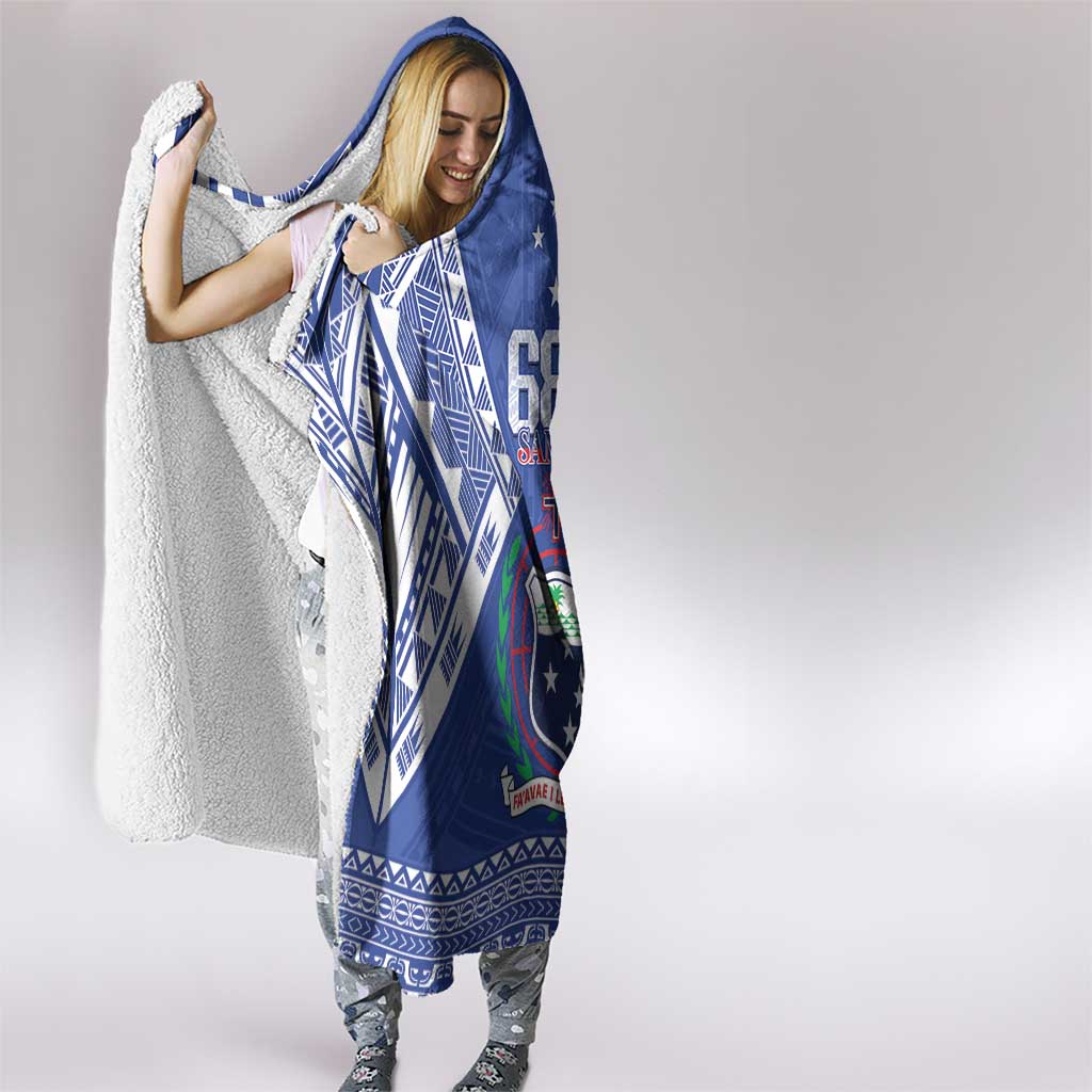Samoa 685 Hooded Blanket Samoan Pride Coat Of Arms - Polynesian Pride