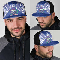 Samoa 685 Mesh Trucker Cap Samoan Pride Coat Of Arms - Polynesian Pride