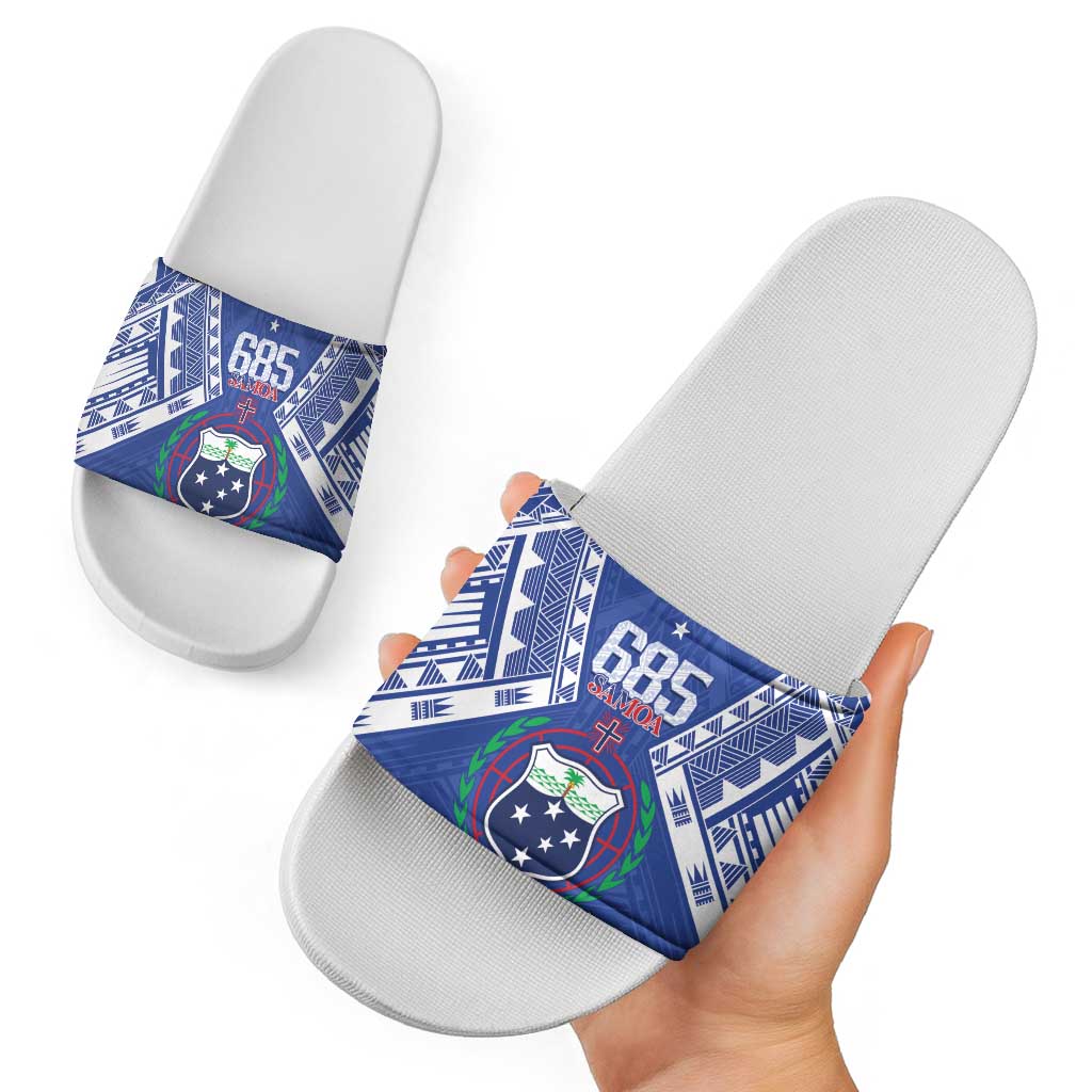 Samoa 685 Slide Sandals Samoan Pride Coat Of Arms - Polynesian Pride