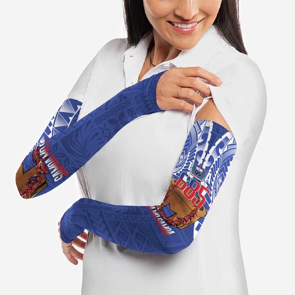 Toa Samoa Rugby Arm Sleeves 685 Pride Tanoa Ula Fala - Polynesian Pride
