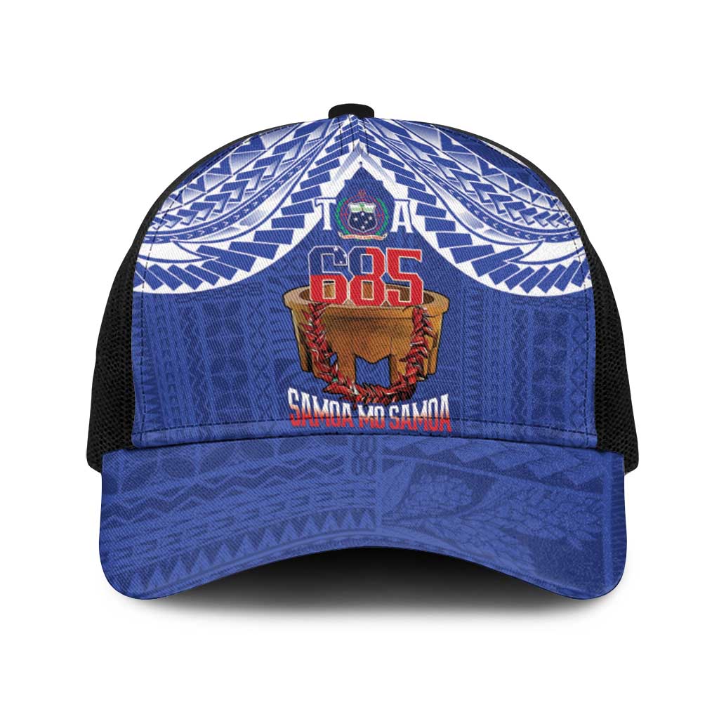 Toa Samoa Rugby Baseball Net Cap 685 Pride Tanoa Ula Fala - Polynesian Pride