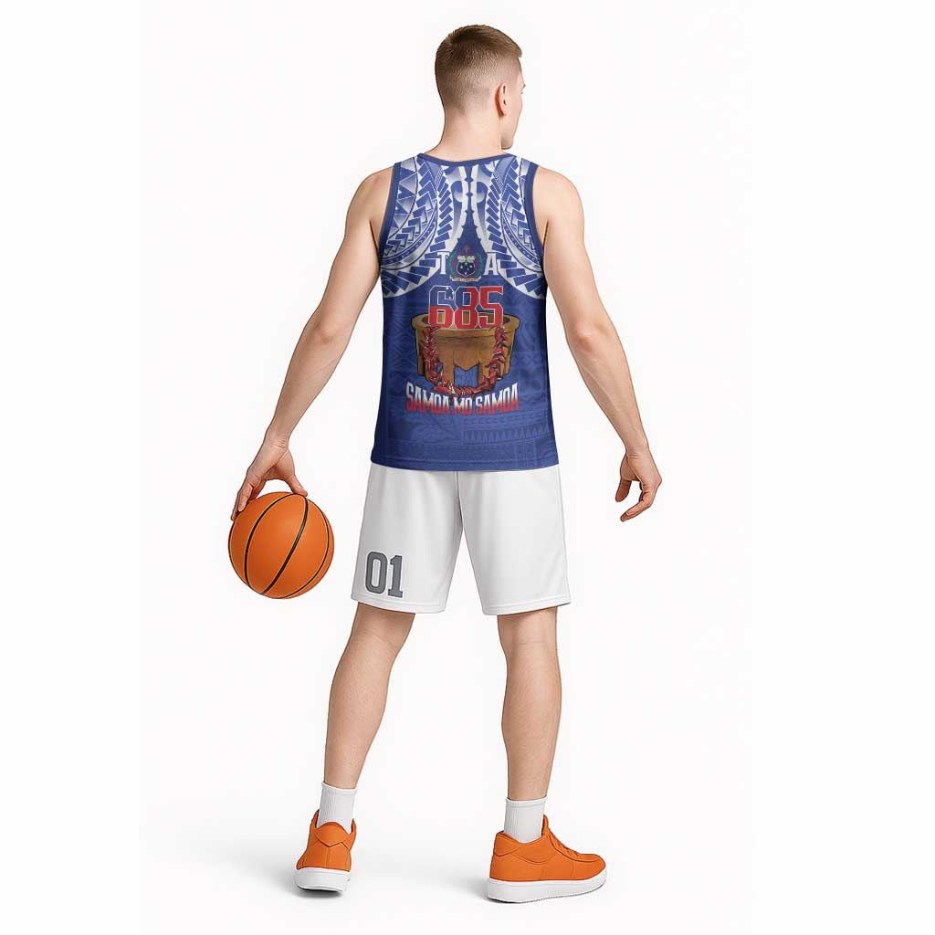 Toa Samoa Rugby Basketball Jersey 685 Pride Tanoa Ula Fala - Polynesian Pride