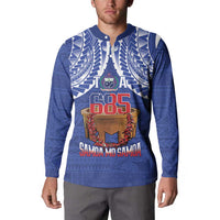 Toa Samoa Rugby Button Sweatshirt 685 Pride Tanoa Ula Fala - Polynesian Pride