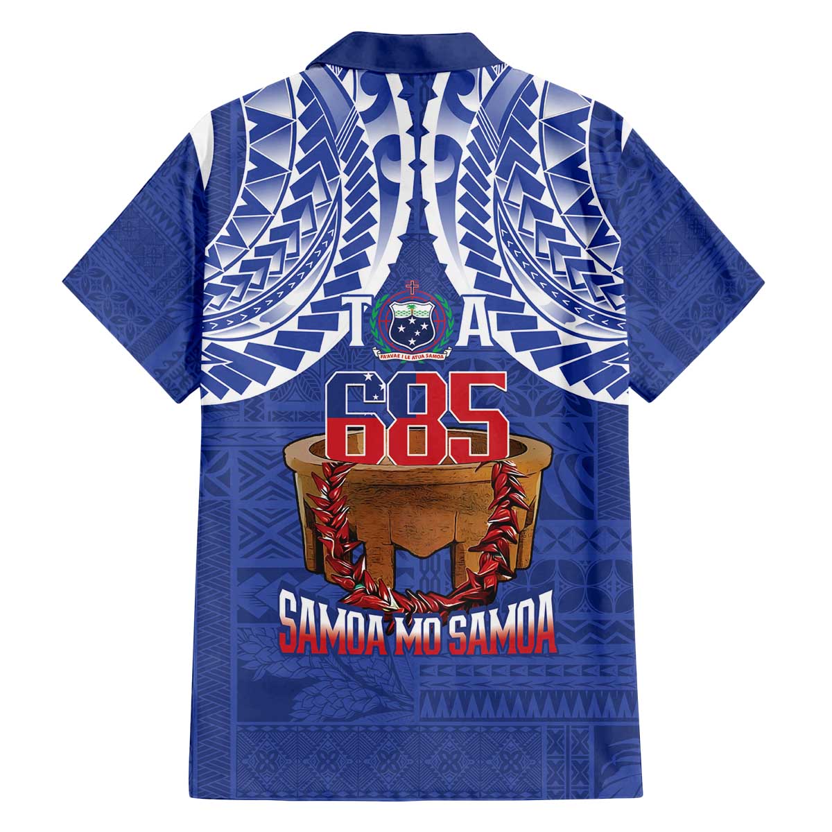 Toa Samoa Rugby Family Matching Off The Shoulder Long Sleeve Dress and Hawaiian Shirt 685 Pride Tanoa Ula Fala LT14 - Polynesian Pride