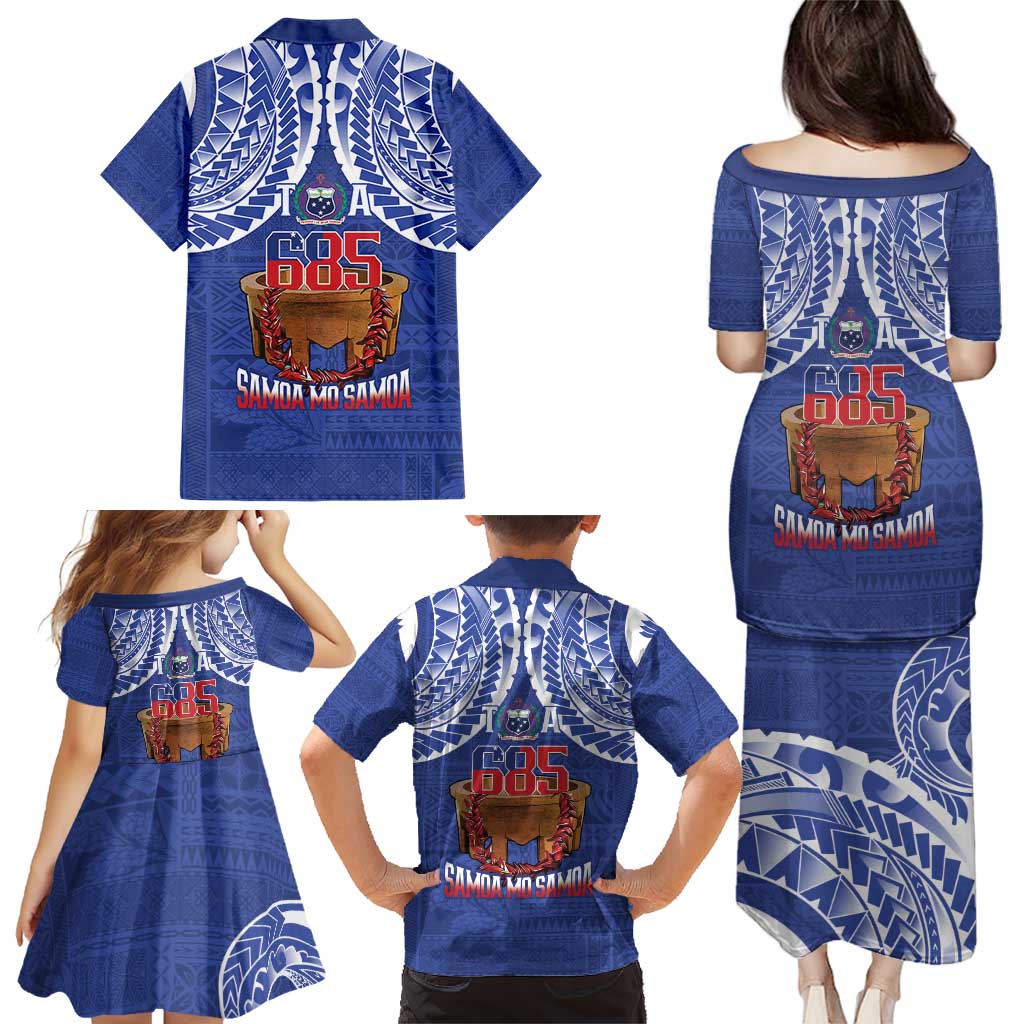 Toa Samoa Rugby Family Matching Puletasi and Hawaiian Shirt 685 Pride Tanoa Ula Fala - Polynesian Pride