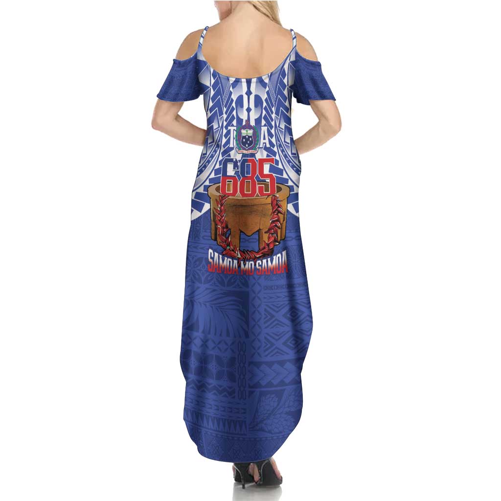 Toa Samoa Rugby Family Matching Summer Maxi Dress and Hawaiian Shirt 685 Pride Tanoa Ula Fala - Polynesian Pride