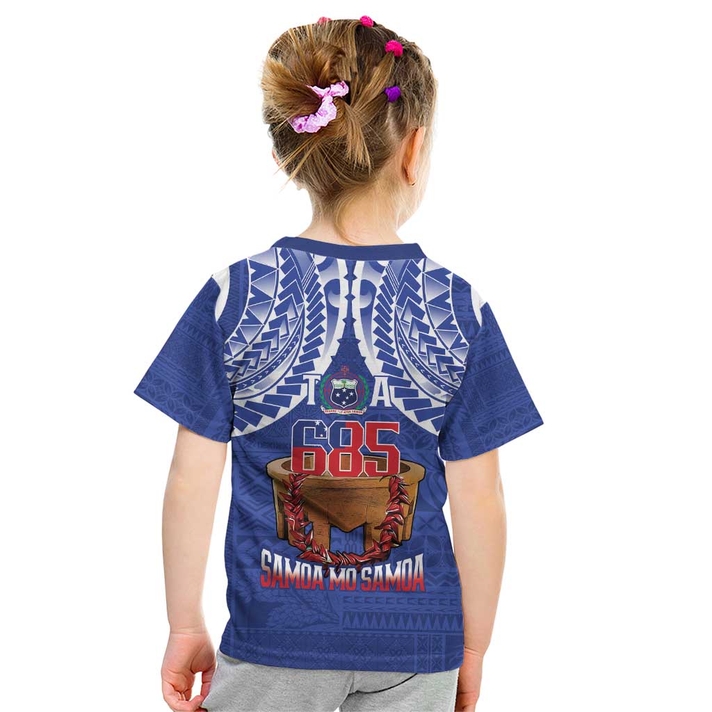 Toa Samoa Rugby Kid T Shirt 685 Pride Tanoa Ula Fala - Polynesian Pride