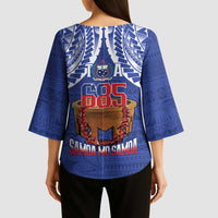 Toa Samoa Rugby Kimono Sleeve Blouse 685 Pride Tanoa Ula Fala - Polynesian Pride