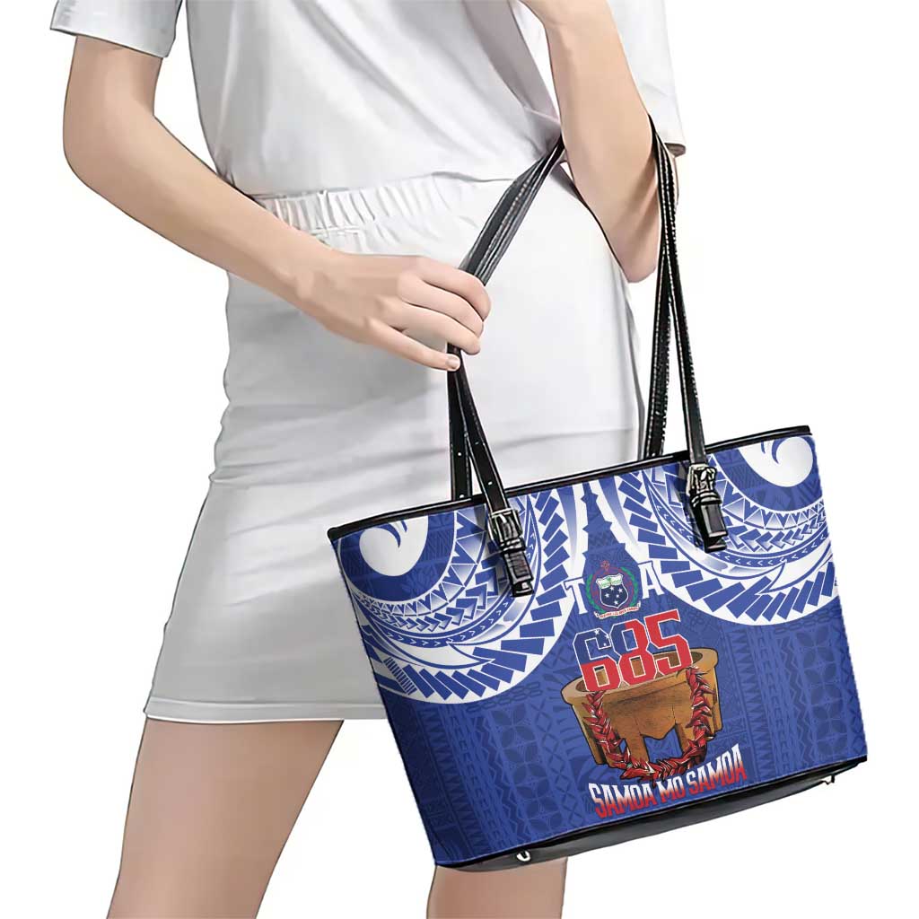 Toa Samoa Rugby Leather Tote Bag 685 Pride Tanoa Ula Fala - Polynesian Pride