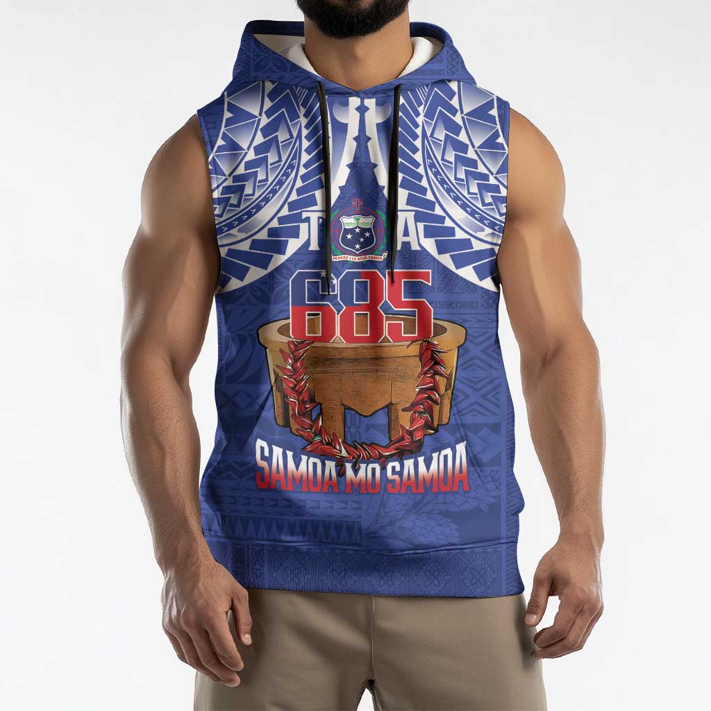 Toa Samoa Rugby Sleeveless Hoodie 685 Pride Tanoa Ula Fala - Polynesian Pride