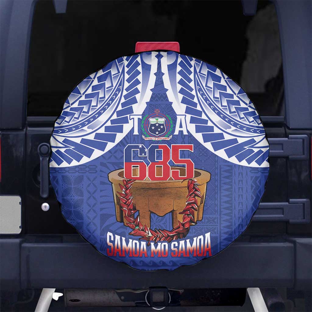 Toa Samoa Rugby Spare Tire Cover 685 Pride Tanoa Ula Fala - Polynesian Pride
