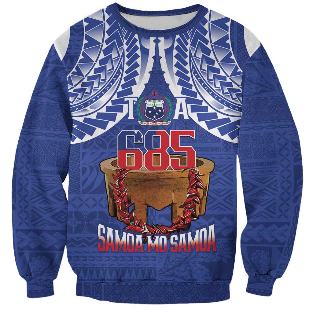 Toa Samoa Rugby Sweatshirt 685 Pride Tanoa Ula Fala - Polynesian Pride