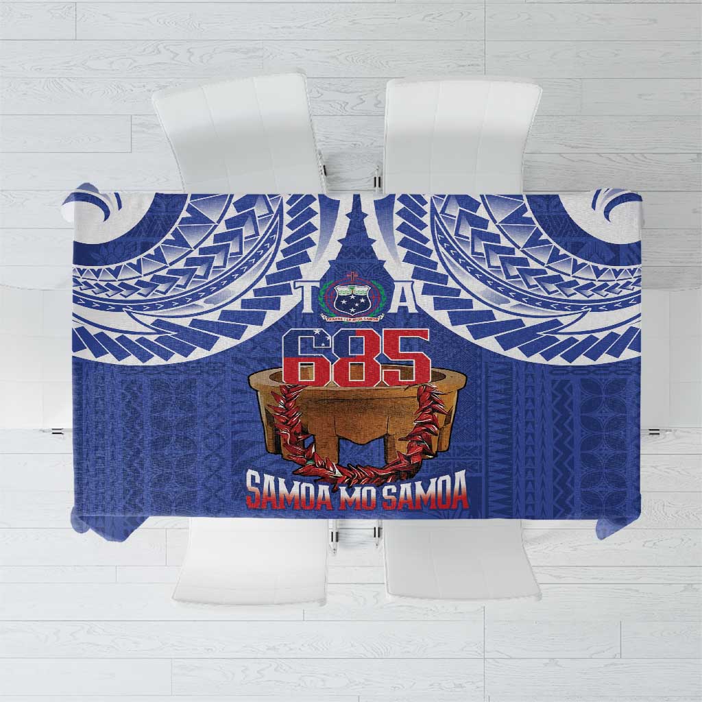 Toa Samoa Rugby Tablecloth 685 Pride Tanoa Ula Fala - Polynesian Pride