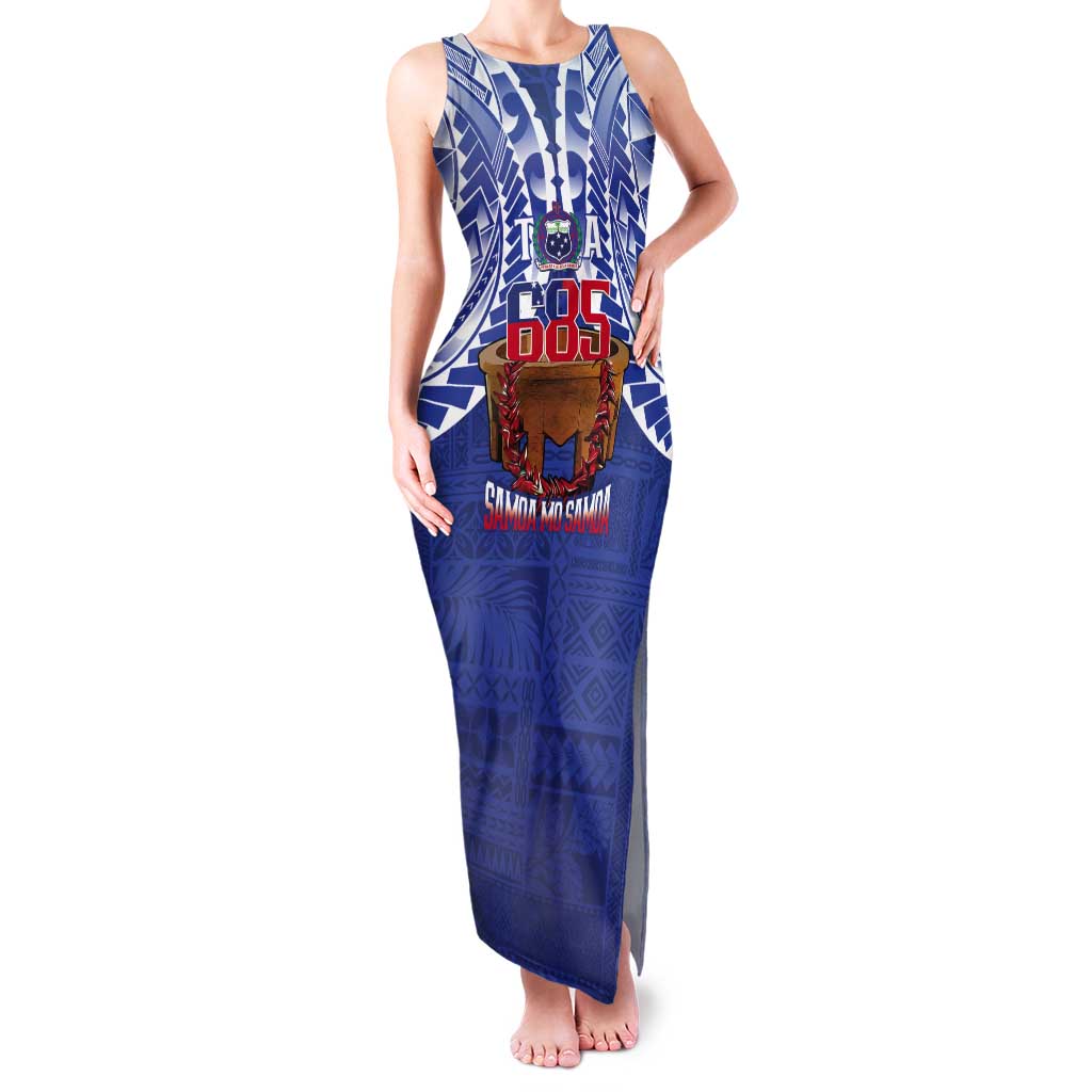 Toa Samoa Rugby Tank Maxi Dress 685 Pride Tanoa Ula Fala - Polynesian Pride