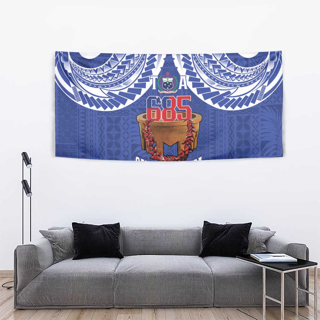 Toa Samoa Rugby Tapestry 685 Pride Tanoa Ula Fala - Polynesian Pride
