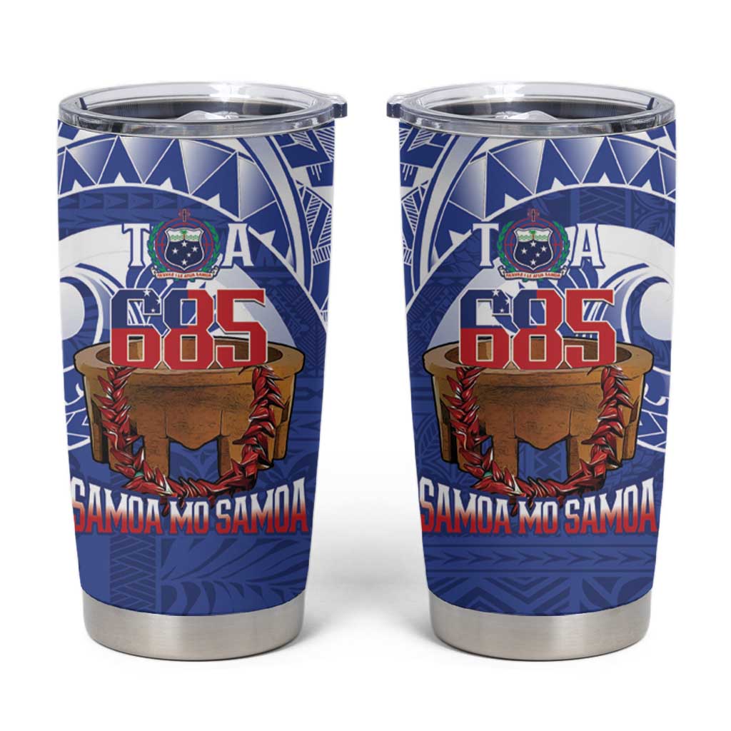 Toa Samoa Rugby Tumbler Cup 685 Pride Tanoa Ula Fala - Polynesian Pride