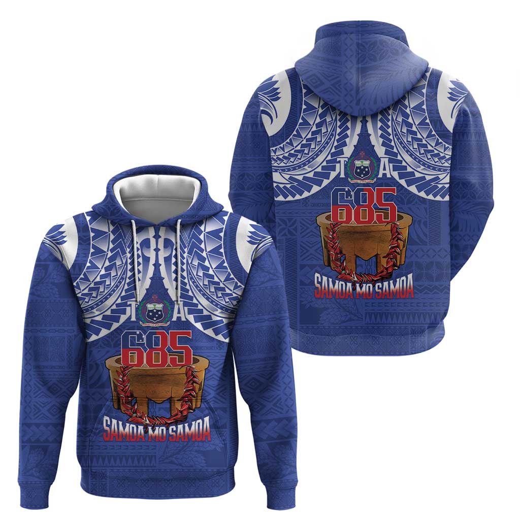 Toa Samoa Rugby Zip Hoodie 685 Pride Tanoa Ula Fala - Polynesian Pride