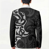 White Ribbon Day New Zealand Blazer Aotearoa Maori Pattern LT14 - Polynesian Pride