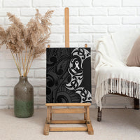 White Ribbon Day New Zealand Canvas Wall Art Aotearoa Maori Pattern LT14 - Polynesian Pride