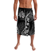 White Ribbon Day New Zealand Lavalava Respect Women Maori Pattern Black LT14 Black - Polynesian Pride