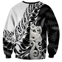 Aotearoa Manaia NZ Maori Silver Fern Sweatshirt