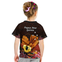 Gude Hi Hai Papua New Guinea Kid T Shirt Motuan PNG Raggiana Bird of Paradise Tropical Vibes LT14 - Polynesian Pride