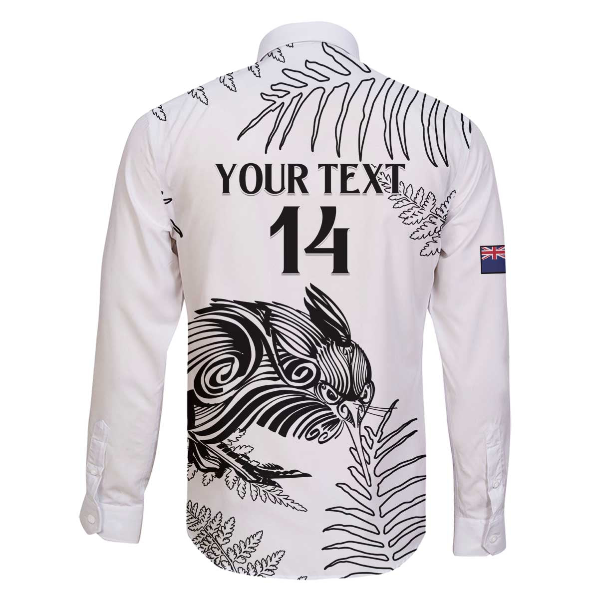Custom New Zealand Kiwi Football Family Matching Off The Shoulder Long Sleeve Dress and Hawaiian Shirt Aotearoa Silver Fern LT14 - Polynesian Pride