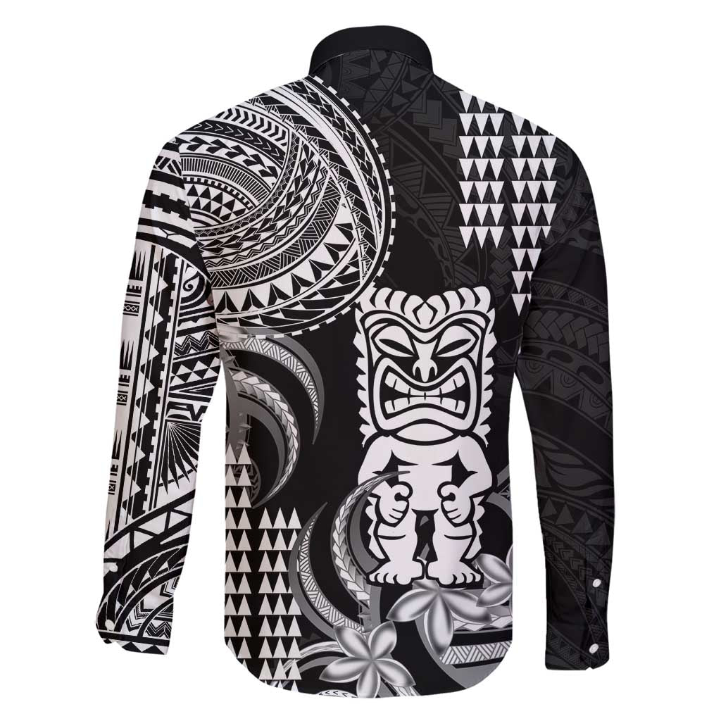 Hawaii Ku God Family Matching Mermaid Dress and Hawaiian Shirt Kakau Mix Polynesian Tattoo LT14 - Polynesian Pride