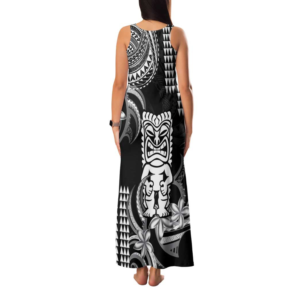 Hawaii Ku God Family Matching Tank Maxi Dress and Hawaiian Shirt Kakau Mix Polynesian Tattoo LT14 - Polynesian Pride