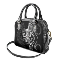 Black Hawaii Kanaloa God Shoulder Handbag Hawaiian Octopus