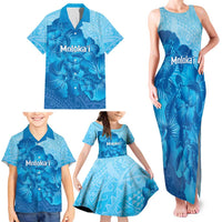 Aloha Hawaii Molokai Island Family Matching Tank Maxi Dress and Hawaiian Shirt Hibiscus Tribal Honu Hawaiian Tattoo LT14 - Polynesian Pride