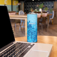 Aloha Hawaii Molokai Island Skinny Tumbler Hibiscus Tribal Honu Hawaiian Tattoo LT14 - Polynesian Pride