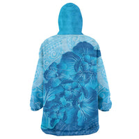 Aloha Hawaii Molokai Island Wearable Blanket Hoodie Hibiscus Tribal Honu Hawaiian Tattoo LT14 - Polynesian Pride