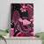 Aloha Hawaii Maui Canvas Wall Art Valley Isle Humpback Whale Black