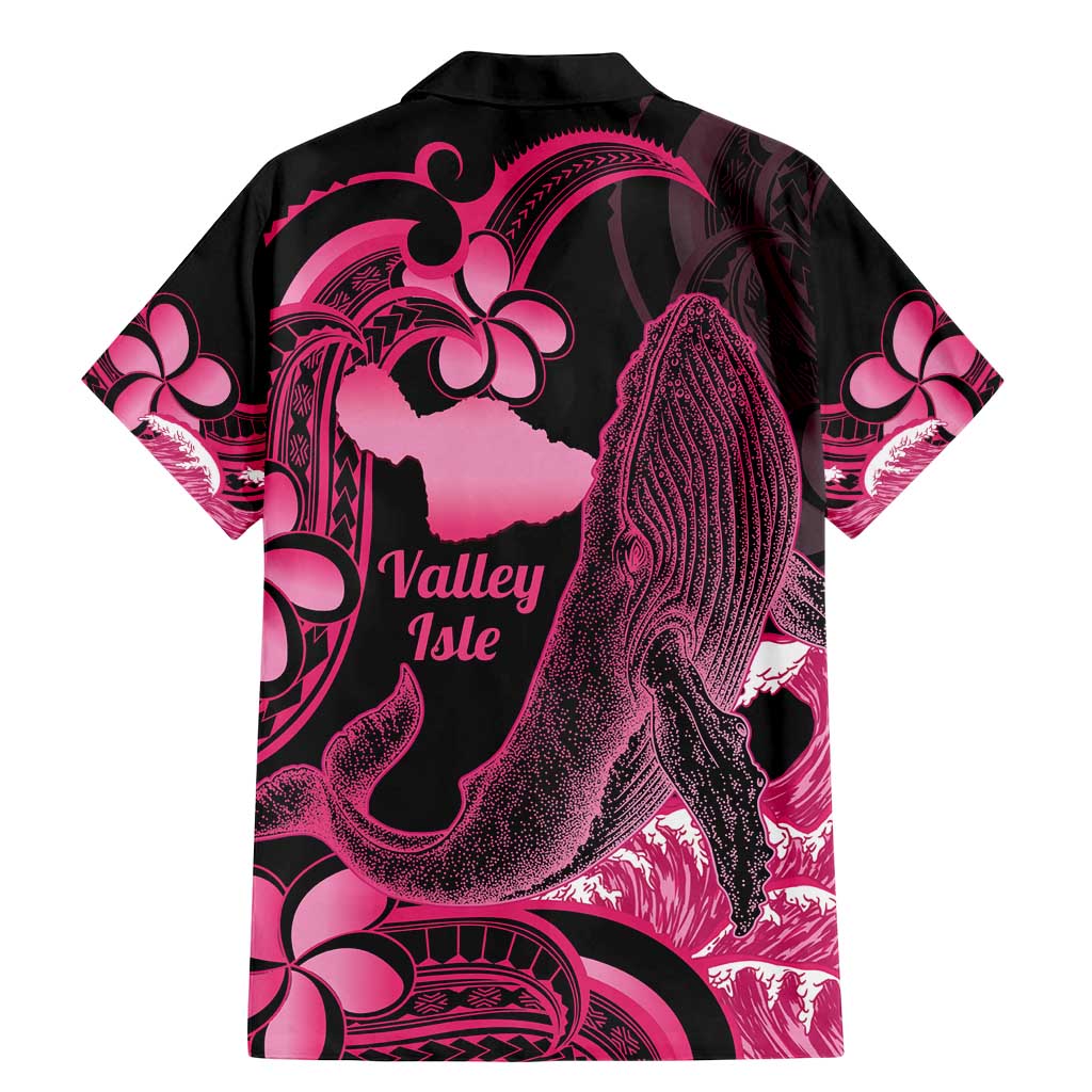 Aloha Hawaii Maui Family Matching Mermaid Dress and Hawaiian Shirt Valley Isle Humpback Whale Black LT14 - Polynesian Pride