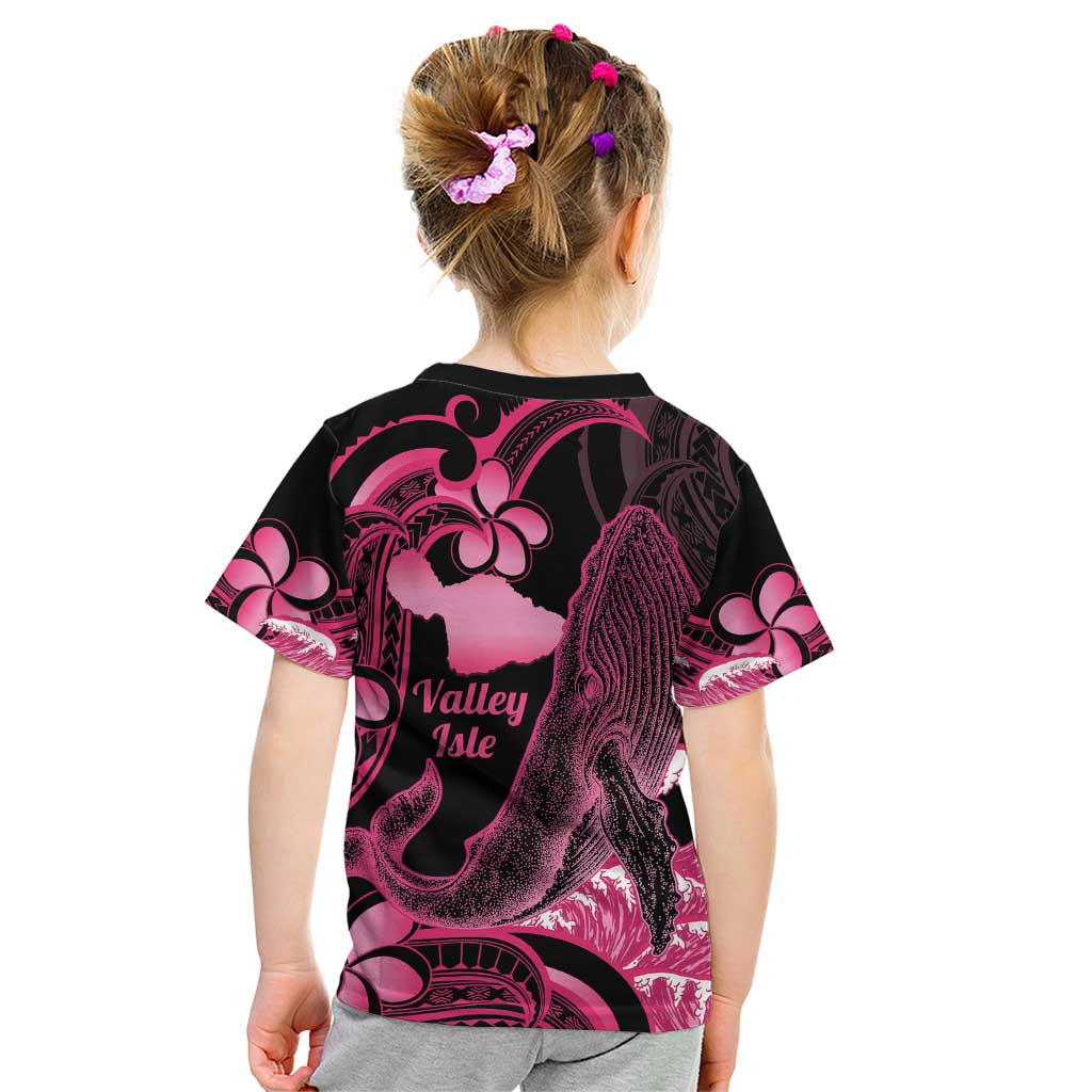 Aloha Hawaii Maui Kid T Shirt Valley Isle Humpback Whale Black