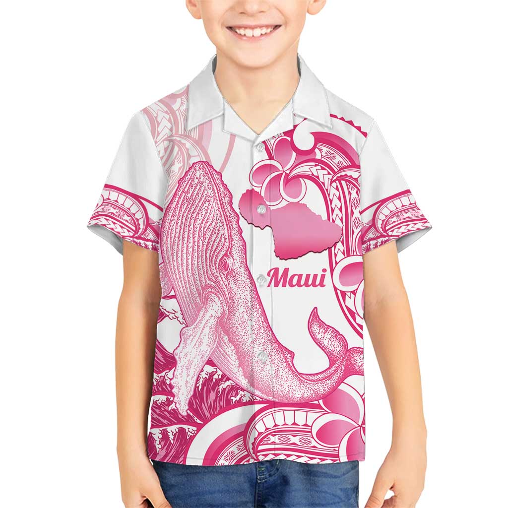 Aloha Hawaii Maui Family Matching Summer Maxi Dress and Hawaiian Shirt Valley Isle Humpback Whale White LT14 Son's Shirt White - Polynesian Pride
