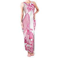 Aloha Hawaii Maui Family Matching Tank Maxi Dress and Hawaiian Shirt Valley Isle Humpback Whale White LT14 Mom's Dress White - Polynesian Pride