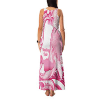 Aloha Hawaii Maui Family Matching Tank Maxi Dress and Hawaiian Shirt Valley Isle Humpback Whale White LT14 - Polynesian Pride