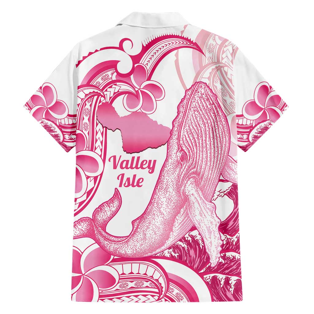 Aloha Hawaii Maui Hawaiian Shirt Valley Isle Humpback Whale White