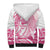 Aloha Hawaii Maui Sherpa Hoodie Valley Isle Humpback Whale White