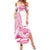 Aloha Hawaii Maui Summer Maxi Dress Valley Isle Humpback Whale White