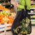 Yellow New Zealand Kowhai And Piwakawaka Grocery Bag Maori Ngaru Paua Shell