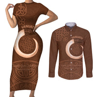 Vanuatu Indipendens Dei Couples Matching Short Sleeve Bodycon Dress and Long Sleeve Button Shirt Yumi 44th Sand Drawing Turtle Mix Lapita