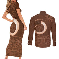 Vanuatu Indipendens Dei Couples Matching Short Sleeve Bodycon Dress and Long Sleeve Button Shirt Yumi 44th Sand Drawing Turtle Mix Lapita